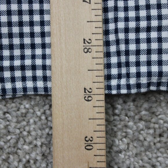 Banana Republic Oxford Shirt Mens Large Blue Untucked Fit Slim Fit Cotton L/S - Picture 13 of 14